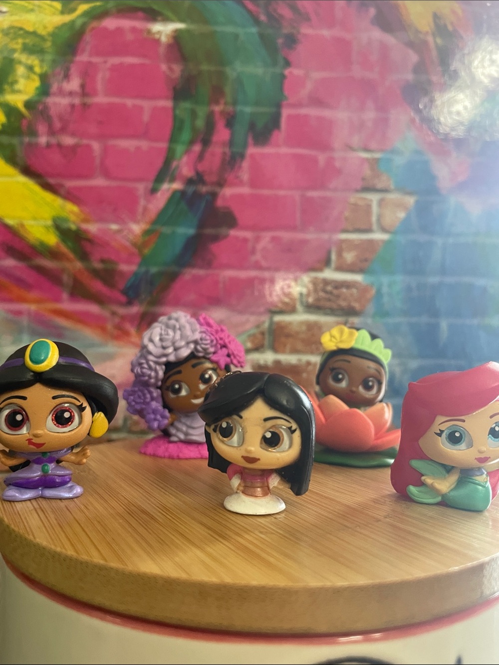 Doorables Lot Toys Princess Set - Jasmine Ariel Mulan Tiana Isabella